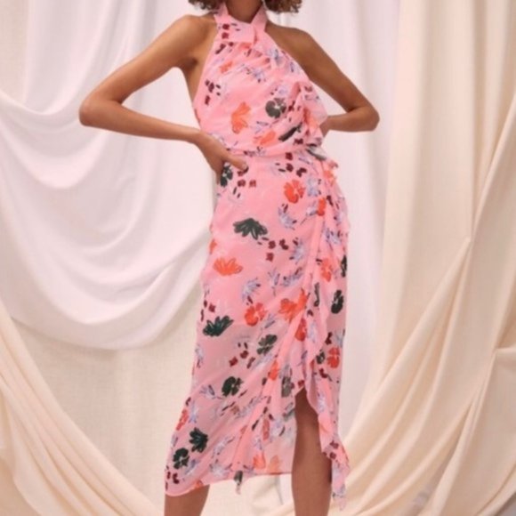 C/MEO Collective Pink Floral Strapless Dress - Picture 16 of 16